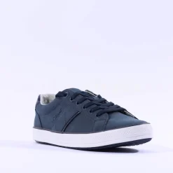 Women S.Oliver Regan Laced Side Panel Trainer - Navy