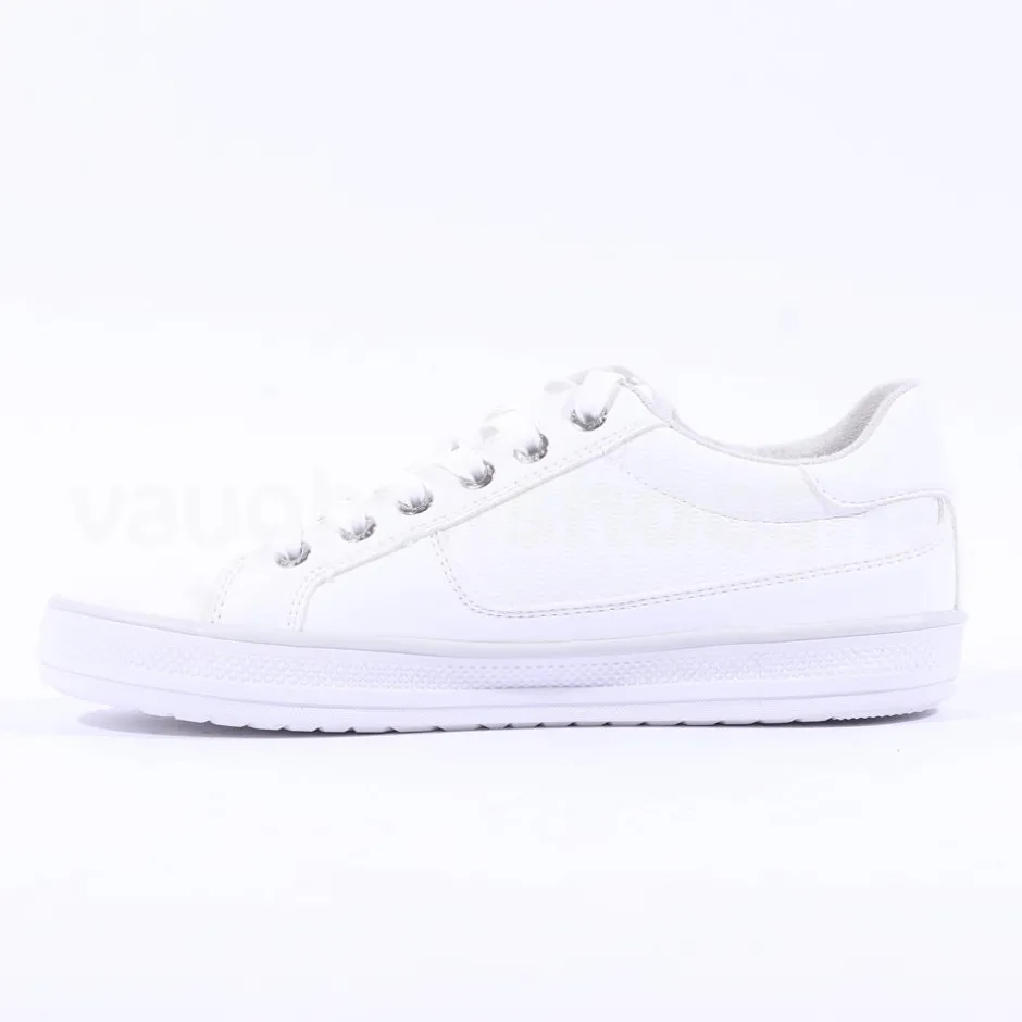 Women S.Oliver Regan Side Zip Casual Trainer - White
