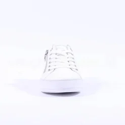 Women S.Oliver Regan Side Zip Casual Trainer - White