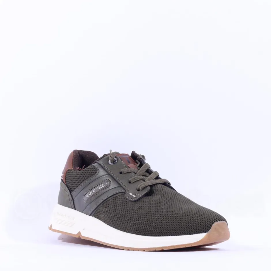 Marco Tozzi Men Regi Mesh Trainer - Khaki