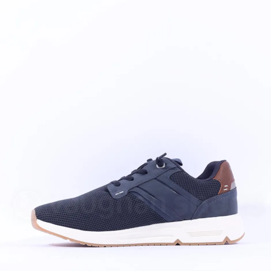 Marco Tozzi Men Regi Mesh Trainer - Navy
