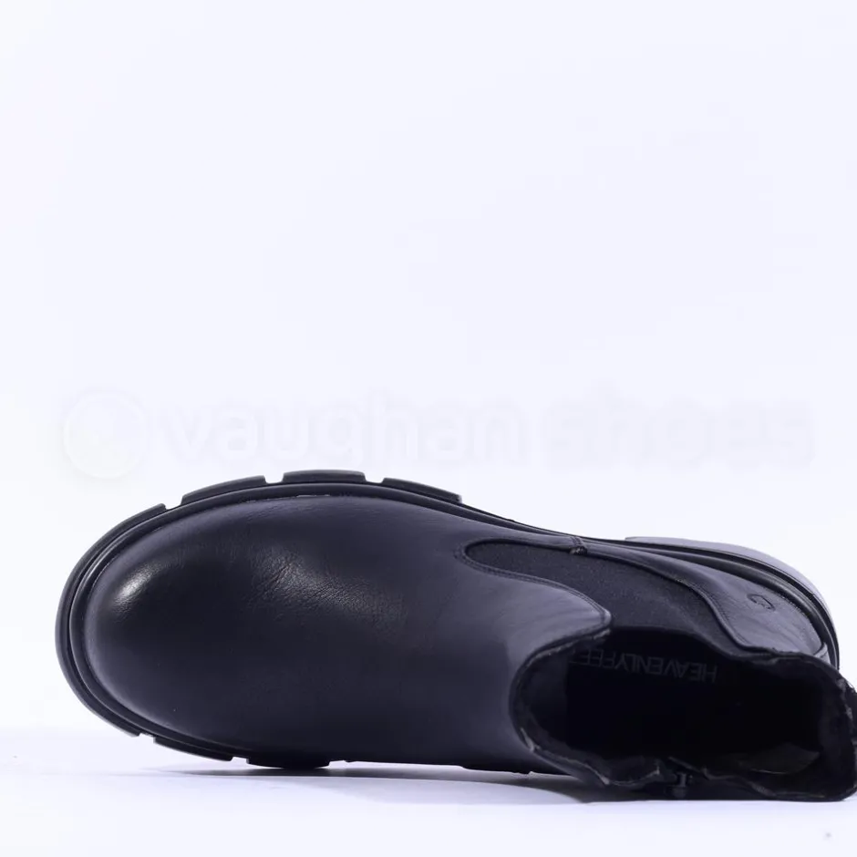 Women Heavenly Feet Remy Gusset Ankle Boot - Black