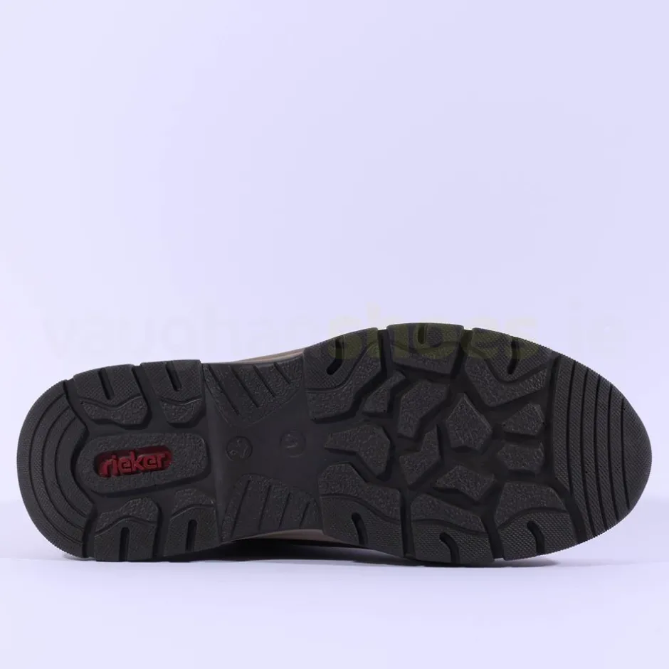 Rieker Men Rieker Bendigo Laced Tex Shoe - Brown Nubuck