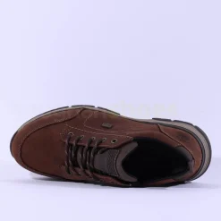 Rieker Men Rieker Bendigo Laced Tex Shoe - Brown Nubuck