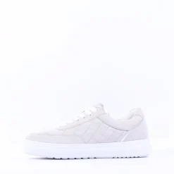 Women Peter Kaiser Rimini Quilted Lace Trainer - Light Grey Leather