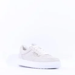 Women Peter Kaiser Rimini Quilted Lace Trainer - Light Grey Leather