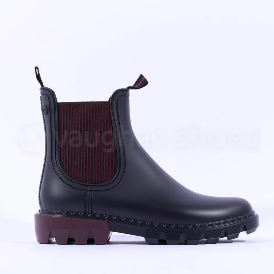 Women Igor Rock Bicolour Rain Ankle Boot - Bordo