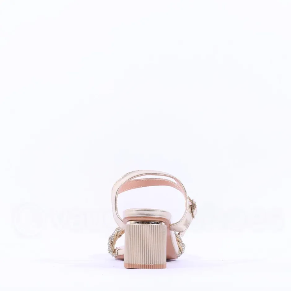 Women Sorento Roganstown Block Heel Sandal - Gold