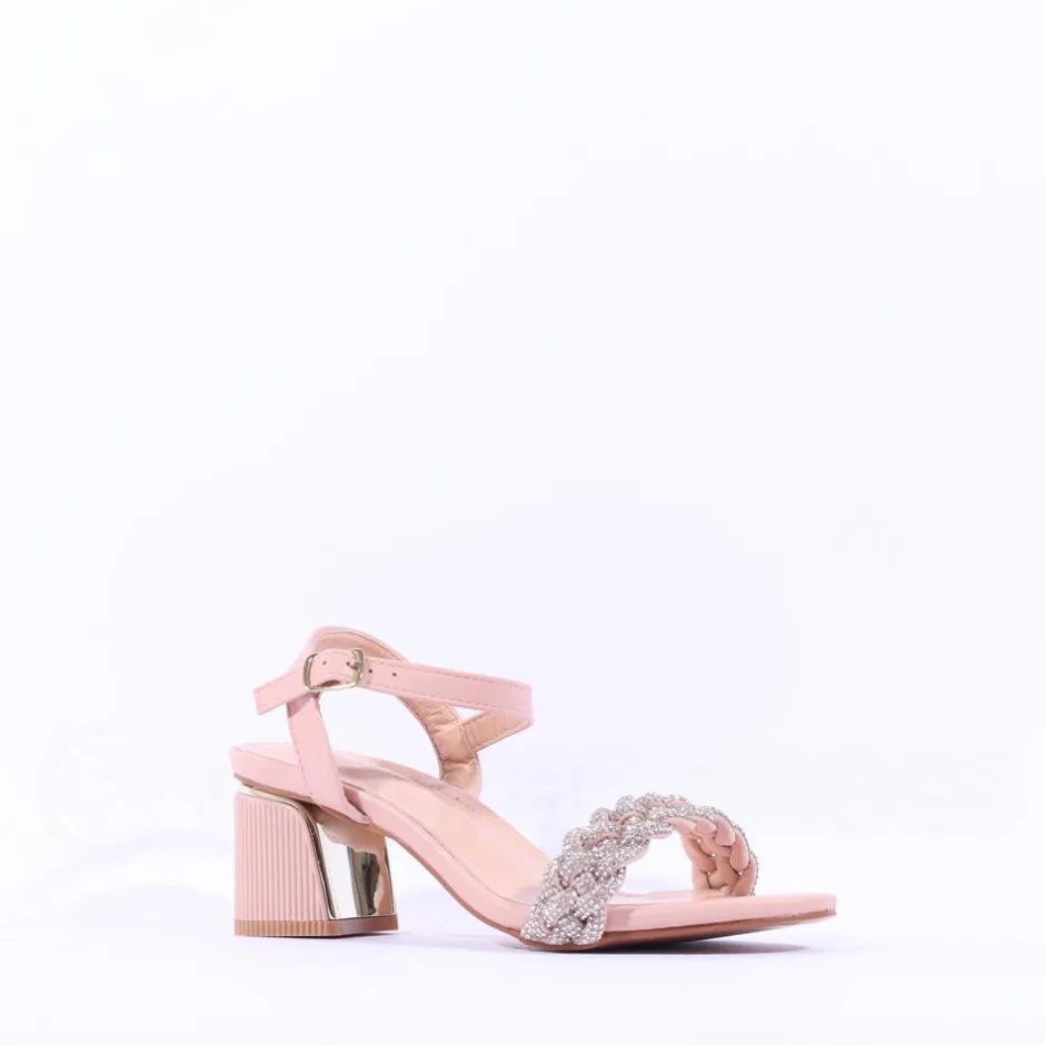 Women Sorento Roganstown Block Heel Sandal - Blush