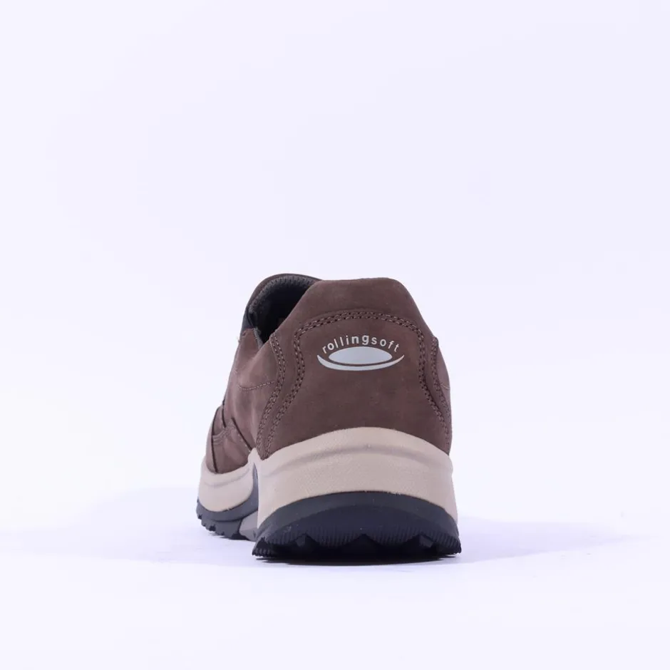 Gabor Men Rolling Soft Slip On Shoe - Nubuck Mocha