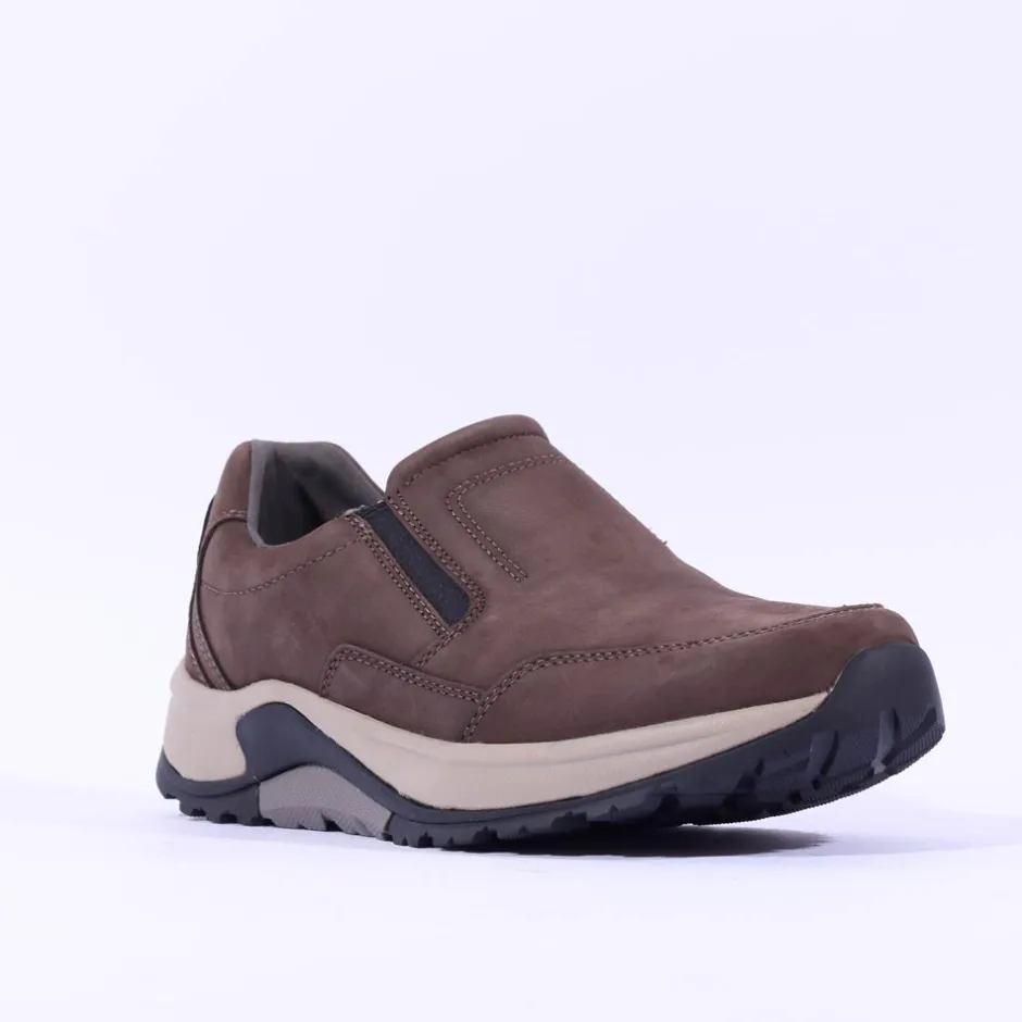 Gabor Men Rolling Soft Slip On Shoe - Nubuck Mocha