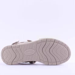 Women Gabor Rolling Soft V/C Strap Sandal Tina - Taupe Nubuck