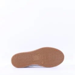Women Ara Rom Internal Zip Laced Trainer - White Leather