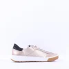 Women Ara Rom T Toe Laced Trainer - Gold Combination