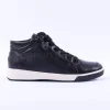 Women Ara Rome Diagonal Zip Lace Bootie - Black Leather