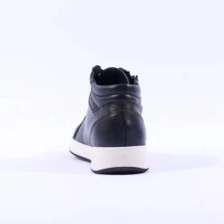 Women Ara Rome Diagonal Zip Lace Bootie - Black Leather