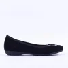 Women Gabor Rosta Slip On Low Pomp - Black Suede