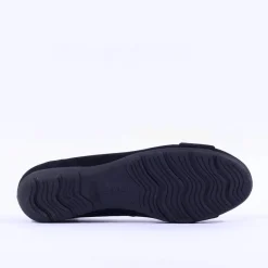 Women Gabor Rosta Slip On Low Pomp - Black Suede