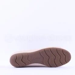 Women Gabor Rosta Slip On Low Pomp - Cream Combi