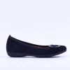Women Gabor Rosta Slip On Low Pomp - Navy Suede