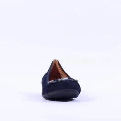 Women Gabor Rosta Slip On Low Pomp - Navy Suede