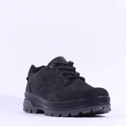 Ecco Men Rugged Track Plain Toe - Black Leather