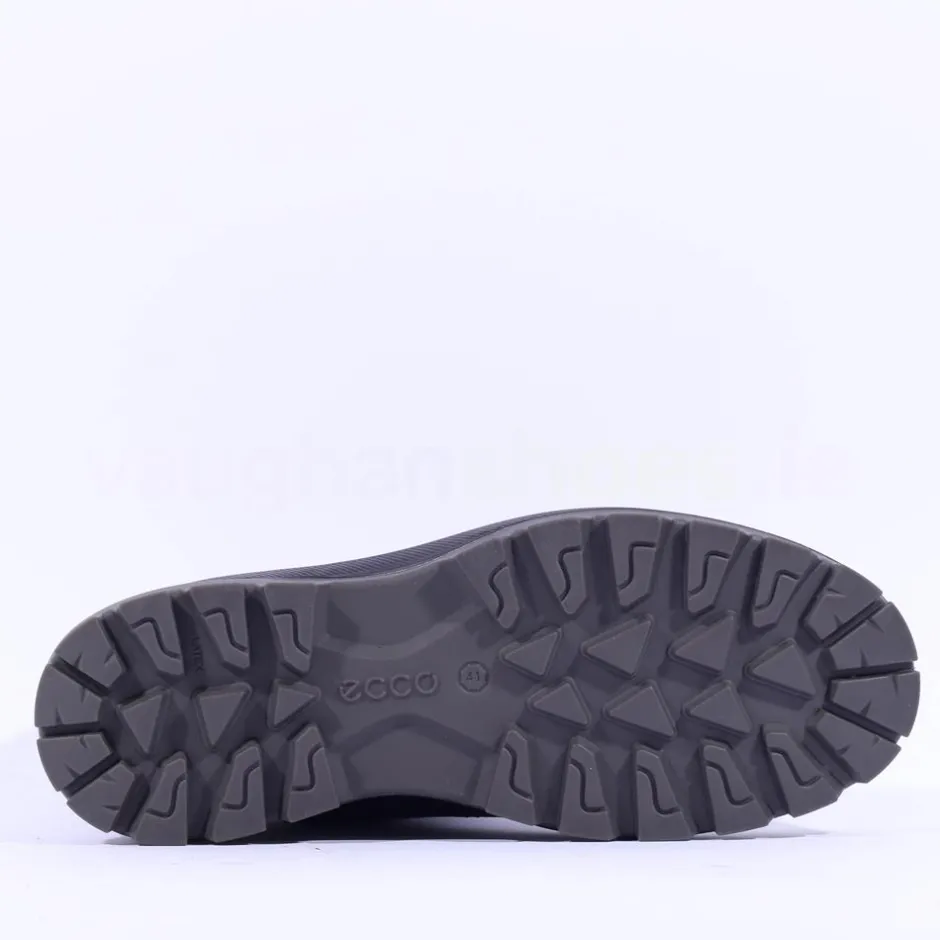 Ecco Men Rugged Track Plain Toe - Black Leather