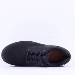 Ecco Men Rugged Track Plain Toe - Black Leather