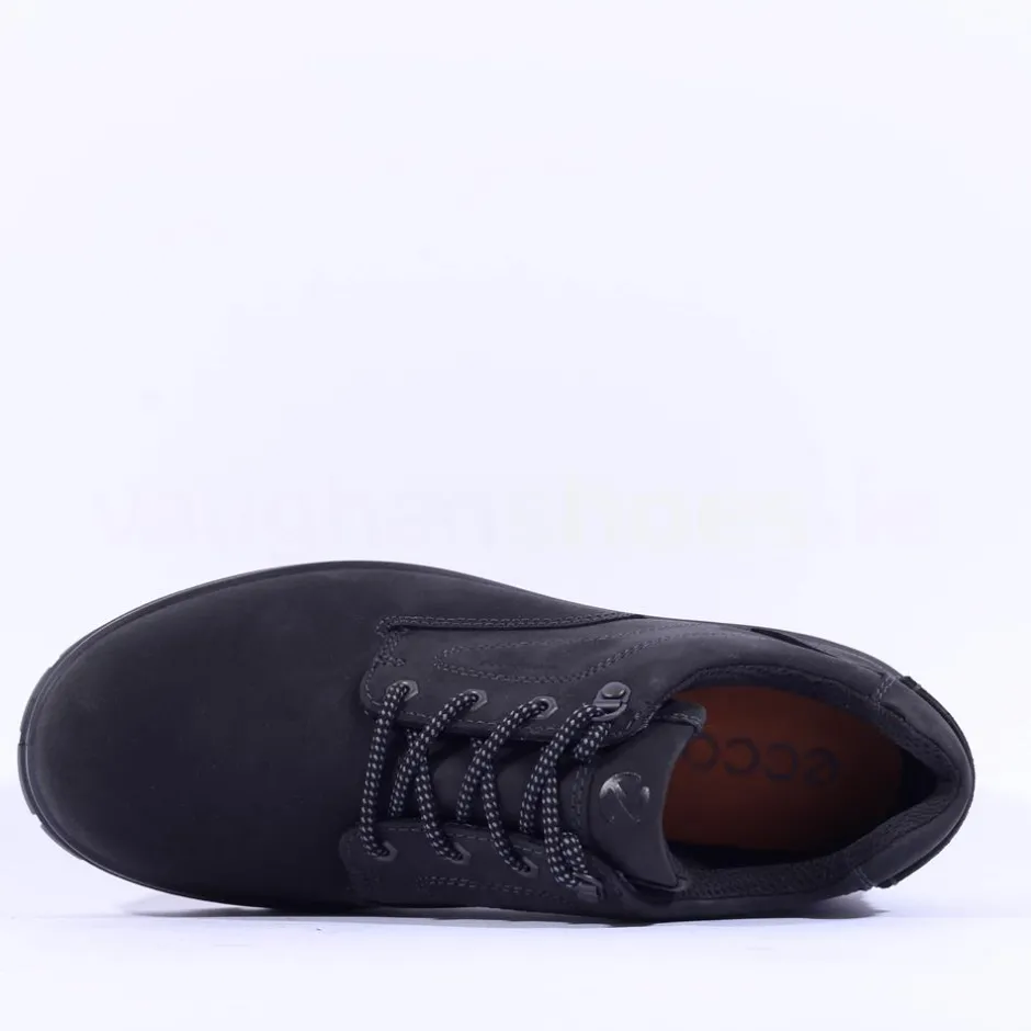 Ecco Men Rugged Track Plain Toe - Black Leather