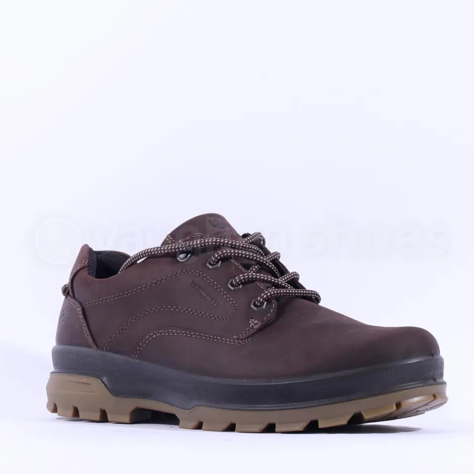 Ecco Men Rugged Track Plain Toe - Mocha