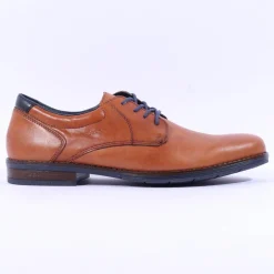 Rieker Men S Laced Shoe - Tan Leather