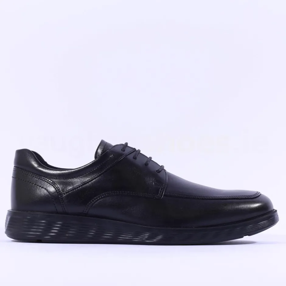 Ecco Men S. Lite Hybrid Laced Shoe - Black Leather