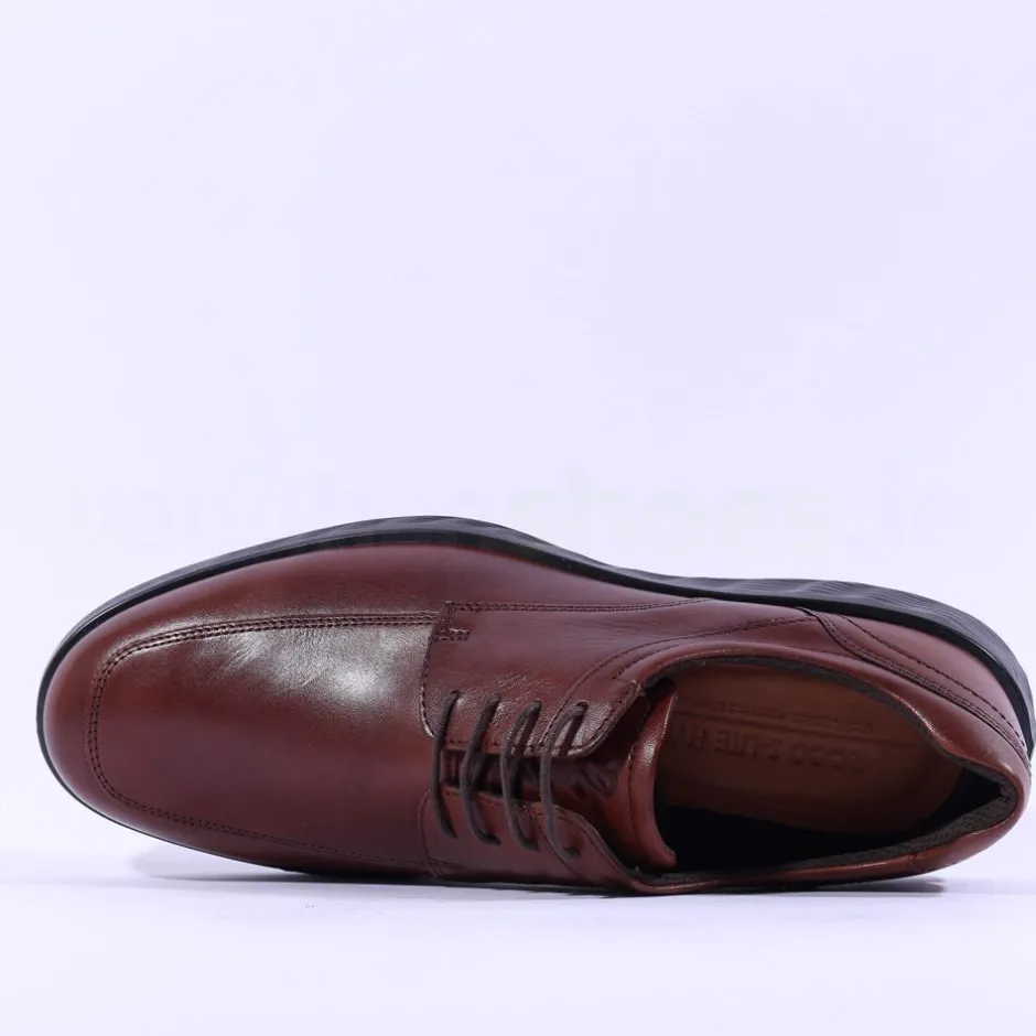 Ecco Men S. Lite Hybrid Laced Shoe - Cognac Leather