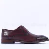 6th Sense Sammy Laced Toecap Dress Shoe - Burgundy