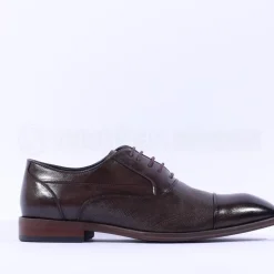 6th Sense Sammy Laced Toecap Dress Shoe - Cognac