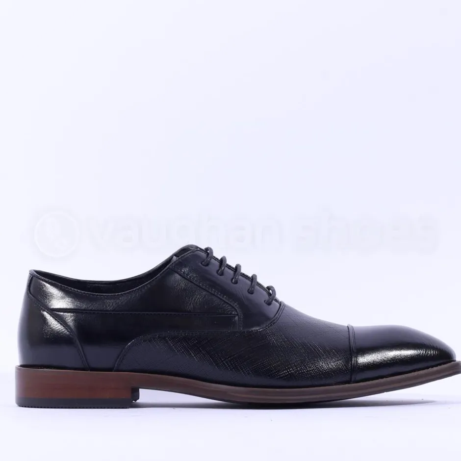 6th Sense Sammy Laced Toecap Dress Shoe - Black