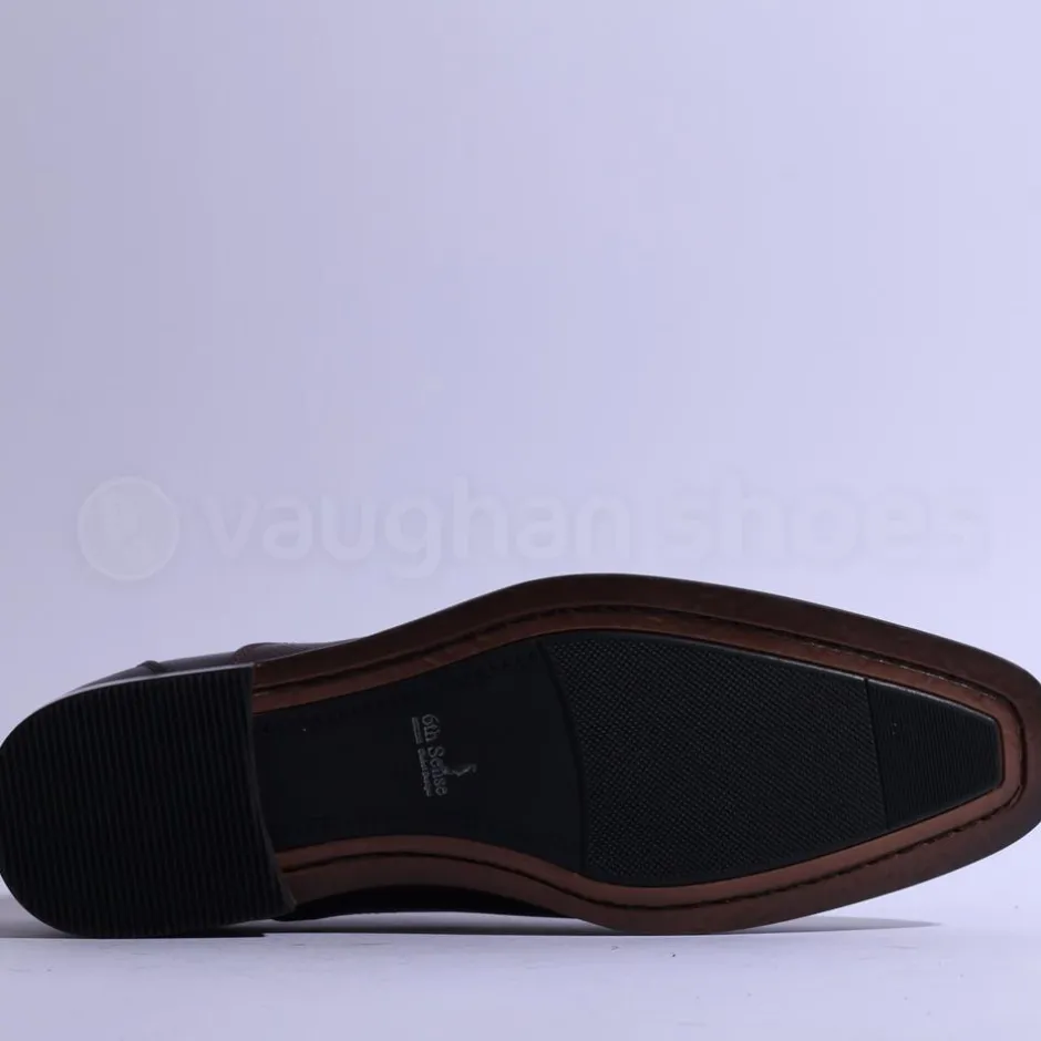 6th Sense Sammy Laced Toecap Dress Shoe - Burgundy