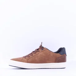 Marco Tozzi Men Sanakoi Side Panel Shoe - Cognac