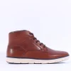 Tommy Bowe Sanchez Laced Casual Boot - Tan Leather