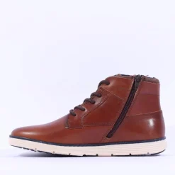 Tommy Bowe Sanchez Laced Casual Boot - Tan Leather