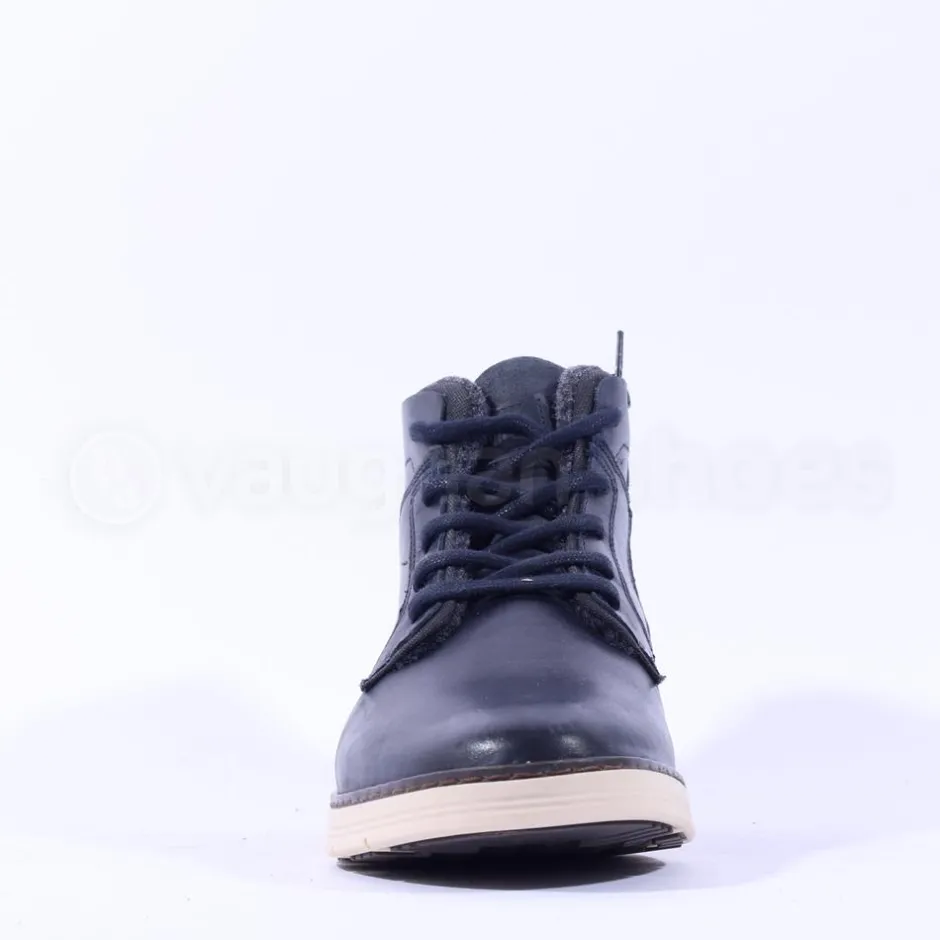 Tommy Bowe Sanchez Laced Casual Boot - Navy Leather