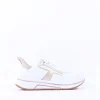 Women Ara Sapporo 3.0 Easy Slip On Trainer - White Gold