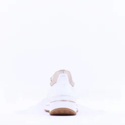 Women Ara Sapporo 3.0 Easy Slip On Trainer - White Gold