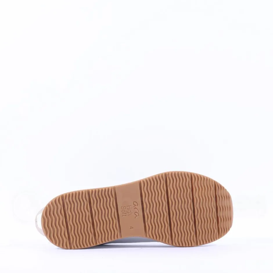 Women Ara Sapporo 3.0 Easy Slip On Trainer - White Gold
