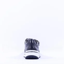 Women Ara Sapporo Side Zip Platform Trainer - Navy Leather