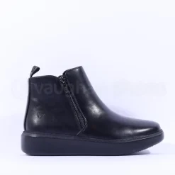 Women Heavenly Feet Senta Twin Zip Ankle Boot - Black