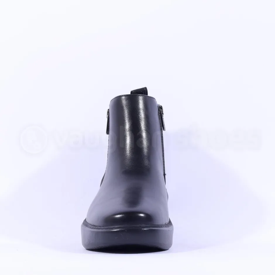 Women Heavenly Feet Senta Twin Zip Ankle Boot - Black