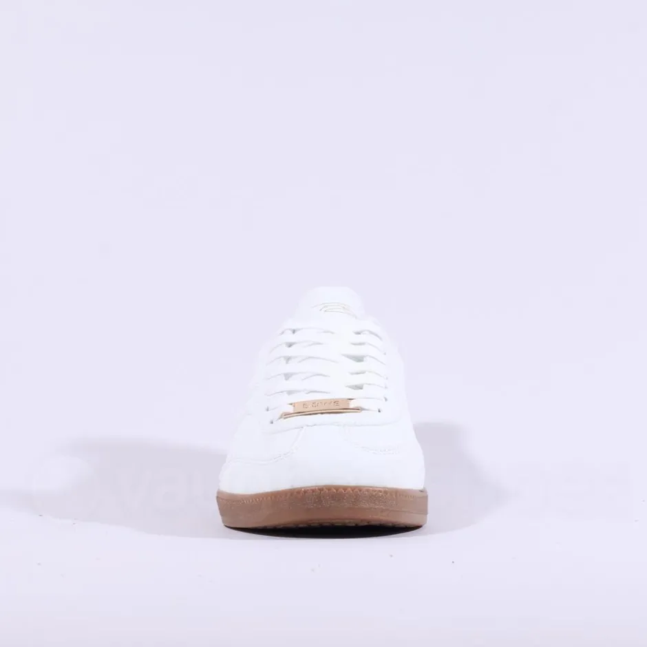 Women Tommy Bowe Ladies Serevi Gumsole Trainer - White Tan