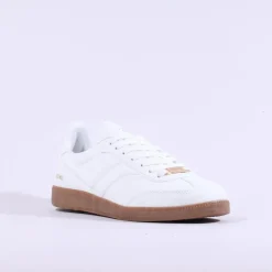 Women Tommy Bowe Ladies Serevi Gumsole Trainer - White Tan