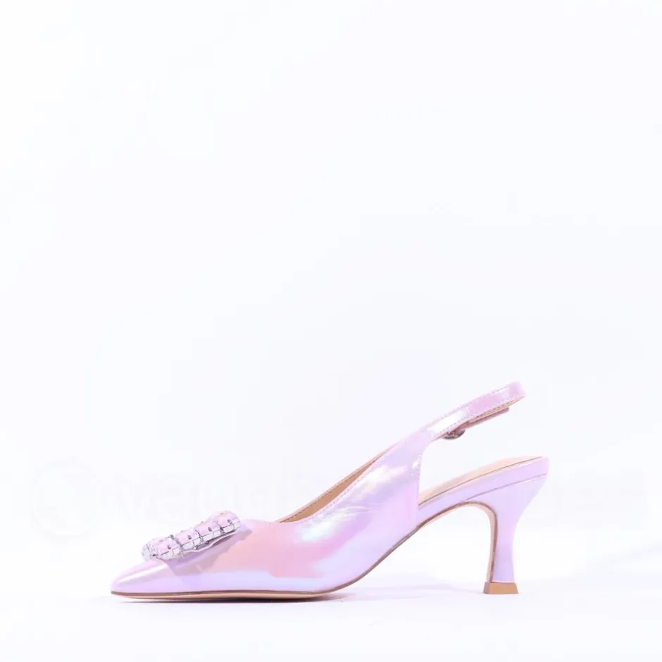 Women Sorento Shelbourne Brooch Slingback Heel - Lilac